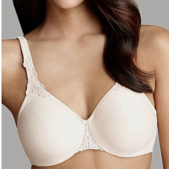New Wacoal BodySuede Bra 32DD Ivory 85814